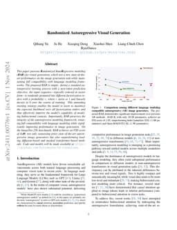 Randomized Autoregressive Visual Generation
