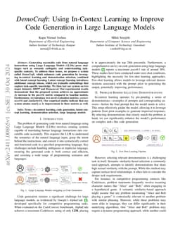 Demo-Craft: Using In-Context Learning to Improve Code Generation in Large Language Models