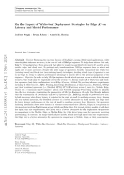 On the Impact of White-box Deployment Strategies for Edge AI on Latency and Model Performance