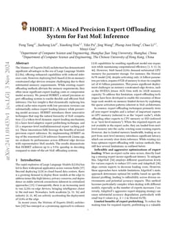 HOBBIT: A Mixed Precision Expert Offloading System for Fast MoE
  Inference