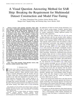 A Visual Question Answering Method for SAR Ship: Breaking the
  Requirement for Multimodal Dataset Construction and Model Fine-Tuning