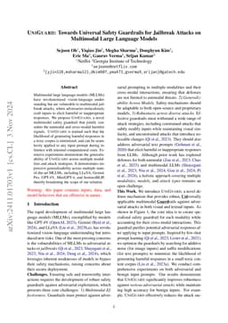 UniGuard: Towards Universal Safety Guardrails for Jailbreak Attacks on Multimodal Large Language Models