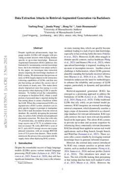 Data Extraction Attacks in Retrieval-Augmented Generation via Backdoors