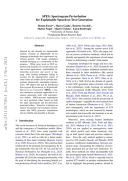 SPES: Spectrogram Perturbation for Explainable Speech-to-Text Generation