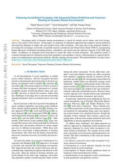 Enhancing Social Robot Navigation with Integrated Motion Prediction and
  Trajectory Planning in Dynamic Human Environments