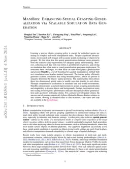 ManiBox: Enhancing Spatial Grasping Generalization via Scalable
  Simulation Data Generation