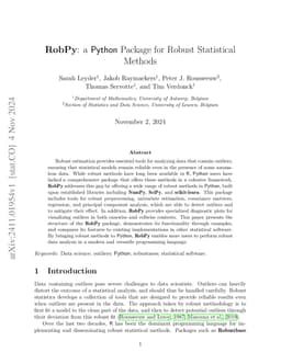 RobPy: a Python Package for Robust Statistical Methods