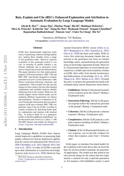 Rate, Explain and Cite (REC): Enhanced Explanation and Attribution in Automatic Evaluation by Large Language Models