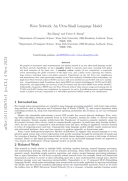 Wave Network: An Ultra-Small Language Model