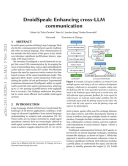 DroidSpeak: KV Cache Sharing for Cross-LLM Communication and Multi-LLM
  Serving