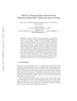 OLAF: A Plug-and-Play Framework for Enhanced Multi-object Multi-part
  Scene Parsing