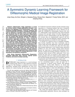 A Symmetric Dynamic Learning Framework for Diffeomorphic Medical Image
  Registration