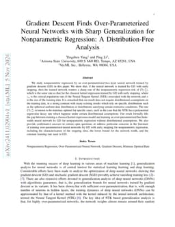 Gradient Descent Finds Over-Parameterized Neural Networks with Sharp
  Generalization for Nonparametric Regression