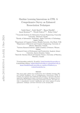 Machine Learning Innovations in CPR: A Comprehensive Survey on Enhanced
  Resuscitation Techniques