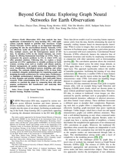 Beyond Grid Data: Exploring Graph Neural Networks for Earth Observation