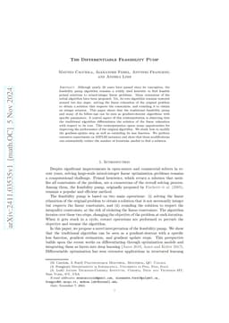 The Differentiable Feasibility Pump