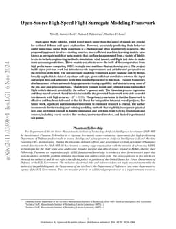Open-Source High-Speed Flight Surrogate Modeling Framework