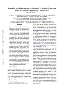 Evaluating Moral Beliefs across LLMs through a Pluralistic Framework