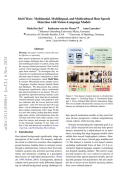 Multi3Hate: Multimodal, Multilingual, and Multicultural Hate Speech Detection with Vision-Language Models