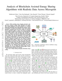 Analysis of Blockchain Assisted Energy Sharing Algorithms with Realistic
  Data Across Microgrids