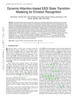 Dynamic-Attention-based EEG State Transition Modeling for Emotion
  Recognition