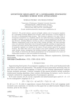Asymptotic regularity of a generalised stochastic Halpern scheme with
  applications