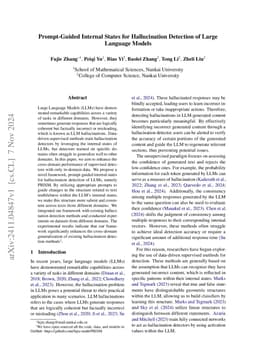 Prompt-Guided Internal States for Hallucination Detection of Large Language Models