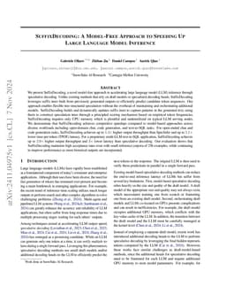 SuffixDecoding: A Model-Free Approach to Speeding Up Large Language
  Model Inference