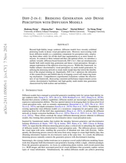 Diff-2-in-1: Bridging Generation and Dense Perception with Diffusion
  Models