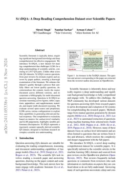 SciDQA: A Deep Reading Comprehension Dataset over Scientific Papers