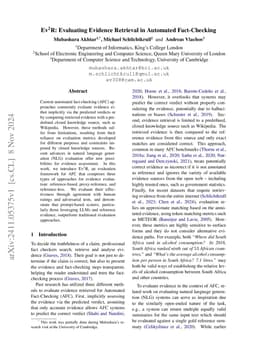 Ev2R: Evaluating Evidence Retrieval in Automated Fact-Checking
