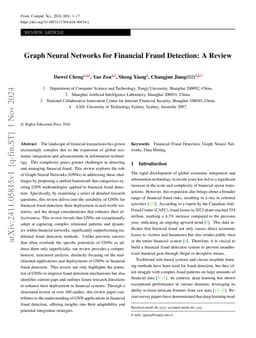 Graph Neural Networks for Financial Fraud Detection: A Review