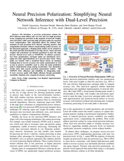 Neural Precision Polarization: Simplifying Neural Network Inference with
  Dual-Level Precision