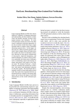 FactLens: Benchmarking Fine-Grained Fact Verification