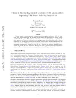 Filling in Missing FX Implied Volatilities with Uncertainties: Improving
  VAE-Based Volatility Imputation