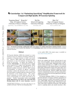 GaussianSpa: An "Optimizing-Sparsifying" Simplification Framework for Compact and High-Quality 3D Gaussian Splatting