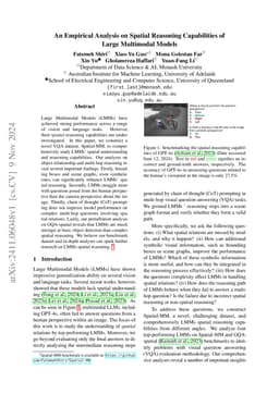 An Empirical Analysis on Spatial Reasoning Capabilities of Large
  Multimodal Models