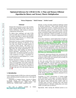 An Efficient Matrix Multiplication Algorithm for Accelerating Inference in Binary and Ternary Neural Networks