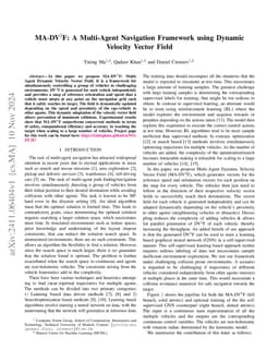 MA-DV2F: A Multi-Agent Navigation Framework using Dynamic Velocity
  Vector Field
