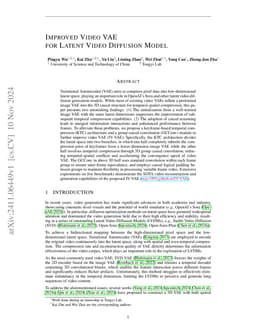 Improved Video VAE for Latent Video Diffusion Model