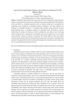 Layout Control and Semantic Guidance with Attention Loss Backward for
  T2I Diffusion Model