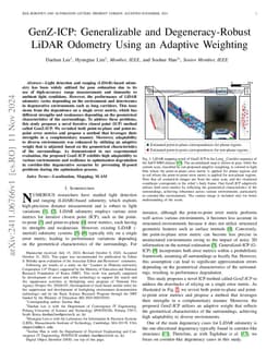 GenZ-ICP: Generalizable and Degeneracy-Robust LiDAR Odometry Using an
  Adaptive Weighting