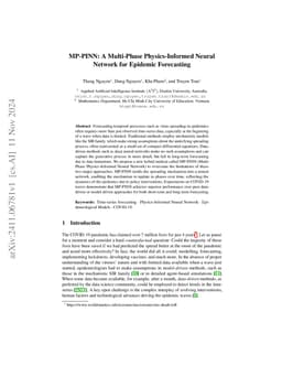 MP-PINN: A Multi-Phase Physics-Informed Neural Network for Epidemic
  Forecasting