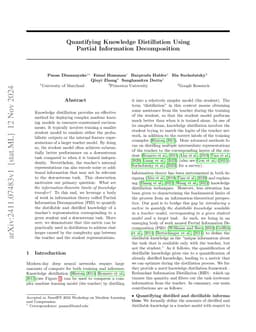 Quantifying Knowledge Distillation Using Partial Information Decomposition