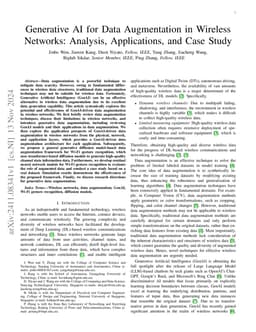 Generative AI for Data Augmentation in Wireless Networks: Analysis,
  Applications, and Case Study