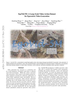 EgoVid-5M: A Large-Scale Video-Action Dataset for Egocentric Video
  Generation