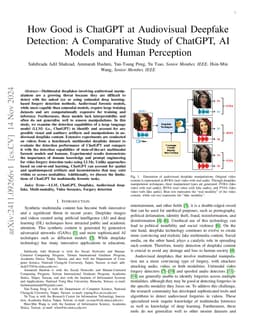 How Good is ChatGPT at Audiovisual Deepfake Detection: A Comparative
  Study of ChatGPT, AI Models and Human Perception