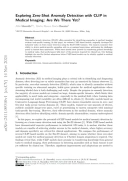Exploring Zero-Shot Anomaly Detection with CLIP in Medical Imaging: Are
  We There Yet?