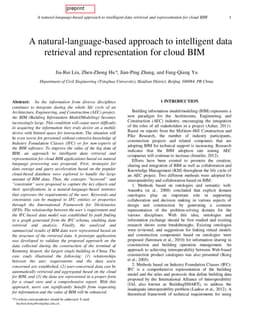 A natural-language-based approach to intelligent data retrieval and
  representation for cloud BIM