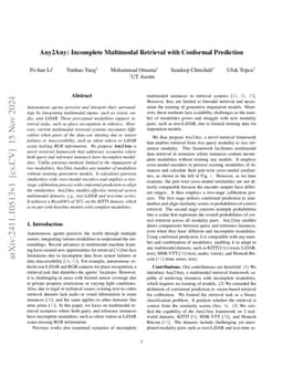Any2Any: Incomplete Multimodal Retrieval with Conformal Prediction